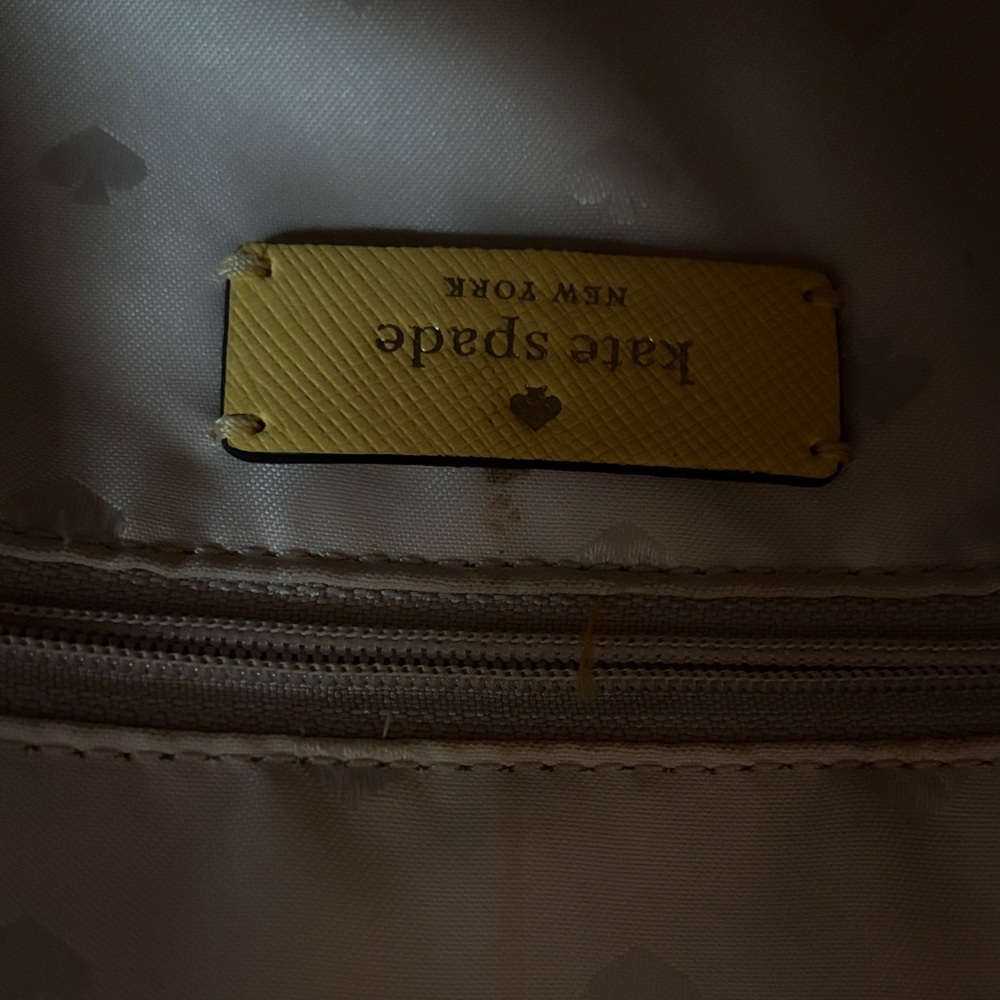 Kate Spade Yellow Shoulder Bag with Cream Floral Wallet - Picture 5 of 5